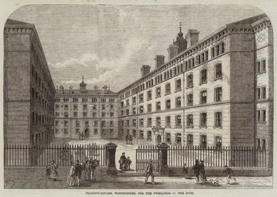 Plaza Peabody, Westminster, para las Viviendas de los Pobres de Frank Watkins